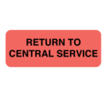 Nevs Return to Central Service 7/8" x 2-1/4" Flr Red w/Black CS-3366